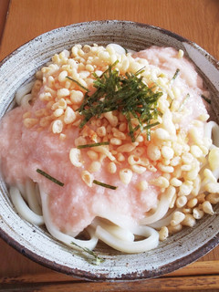 簡単☆とろろ明太ぶっかけうどん-レシピのメイン写真