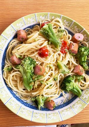 ブロッコリーのペパマヨパスタ♡-レシピのメイン写真