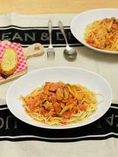 トマトクリームソースのパスタ-レシピのメイン写真