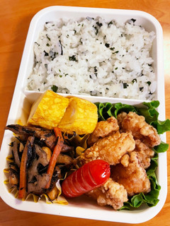 鶏胸肉のから揚げ弁当(覚え書き)-レシピのメイン写真