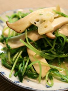 豆苗とエリンギの炒め物-レシピのメイン写真