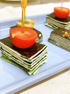 海苔とチーズのミルフィーユ-レシピのメイン写真