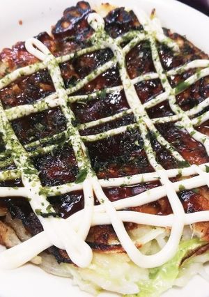 余り物そうめんでお好み焼き-レシピのメイン写真