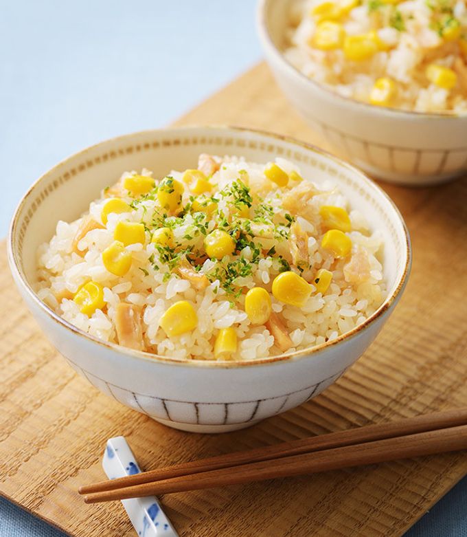ガーリックバター香る とうもろこしご飯-レシピのメイン写真
