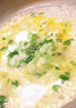 ５分！簡単、今すぐ作れる雑炊　：-）-レシピのメイン写真
