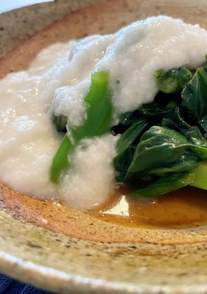 つるむらさきと長芋の和え物-レシピのメイン写真