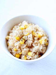 良い香り【とうもろこしご飯(バター醤油)-レシピのメイン写真