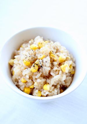 良い香り【とうもろこしご飯（バター醤油）-レシピのメイン写真