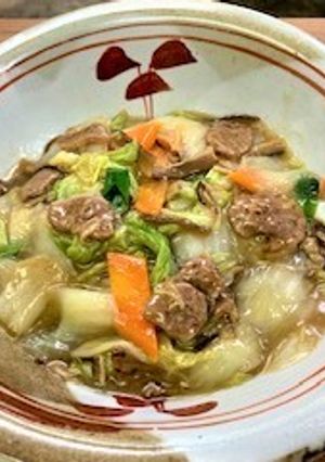 八宝菜風畑のしぐれ煮-レシピのメイン写真