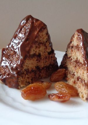 糖質8ｇのラムレーズンチョコケーキ-レシピのメイン写真