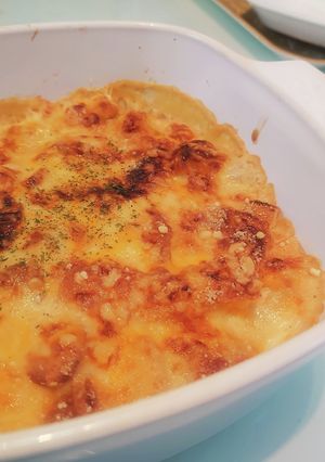 食パンの耳で★パングラタン!!-レシピのメイン写真