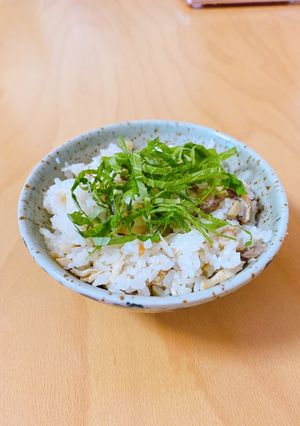 焼き塩サバと刻み生姜の炊き込みご飯-レシピのメイン写真