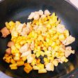 バジル塩で!カリカリじゃがいもと鶏肉炒め