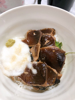 鰹のタタキ漬の山かけ丼-レシピのメイン写真