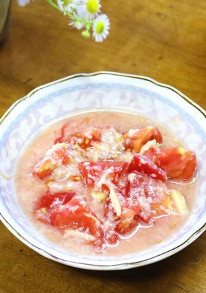 トマトと生姜の酢の物-レシピのメイン写真