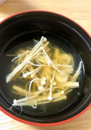 松茸風えのきのお吸いもの-レシピのメイン写真