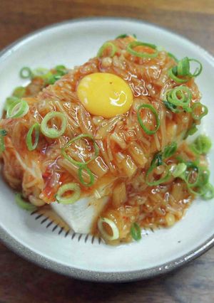 冷奴のピリ辛なめこ和え-レシピのメイン写真