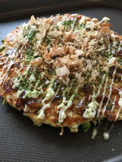 アスリート食★キャベツとイカのお好み焼き-レシピのメイン写真
