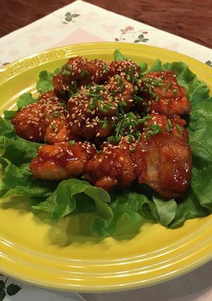 ヤンニョムチキン風*鶏の甘辛揚げ-レシピのメイン写真
