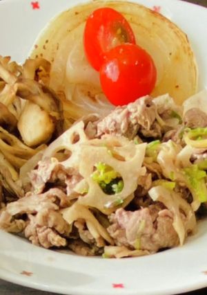 牛肉と蓮根のマリネ-レシピのメイン写真