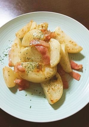 【時短】バター風味のジャーマンポテト-レシピのメイン写真