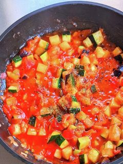 夏野菜のトマトソース-レシピのメイン写真