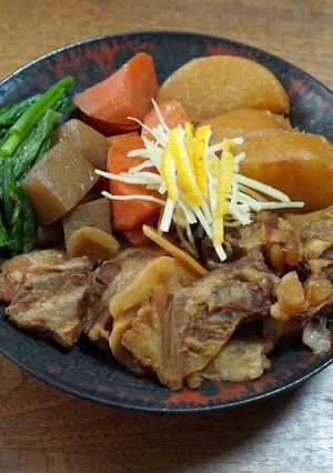 かごんま西郷どんの郷土料理「とんこつ」-レシピのメイン写真