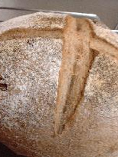 全粒粉オンリーの田舎パン-レシピのメイン写真