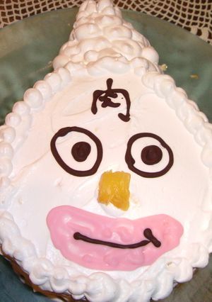 キン肉マンのデコレーションケーキ-レシピのメイン写真