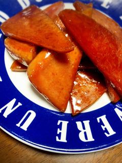 ランチョンミートの甘辛煮(スパムでも♪)-レシピのメイン写真