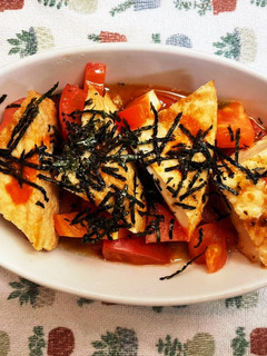 絹厚揚げレンチン〜玉葱ドレッシング編-レシピのメイン写真
