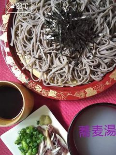 そば湯も美味しい十割そばのざる蕎麦-レシピのメイン写真