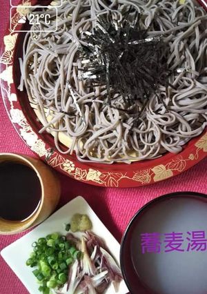 そば湯も美味しい十割そばのざる蕎麦-レシピのメイン写真