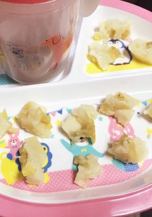 レンジで簡単♡幼児食に♡バナナ蒸しパン-レシピのメイン写真