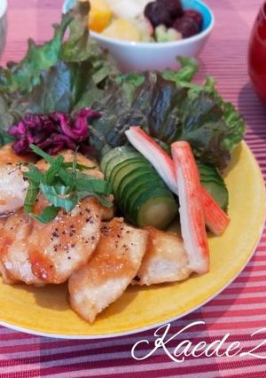 鶏胸肉のガリマヨおろしポン酢青紫蘇焼き-レシピのメイン写真