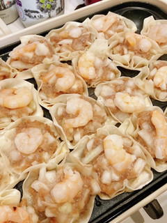 たこ焼き器で簡単!包まないえび焼売-レシピのメイン写真