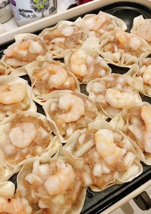 たこ焼き器で簡単！包まないえび焼売-レシピのメイン写真