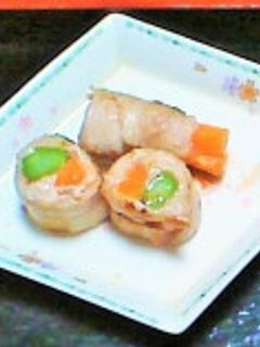 にんじんといんげんの肉巻き-レシピのメイン写真