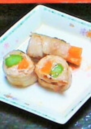 にんじんといんげんの肉巻き-レシピのメイン写真