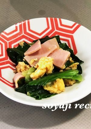 レタスとハムの卵炒め-レシピのメイン写真