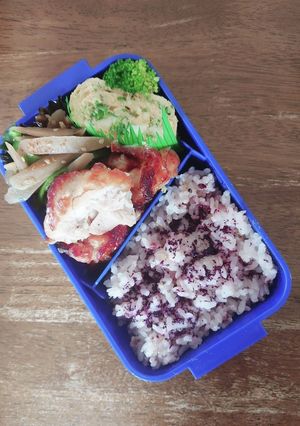 JK☆きんぴらごぼう&鶏照焼き弁当♪-レシピのメイン写真