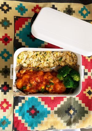 エビチリ弁当4 〜高校生男子弁当〜-レシピのメイン写真