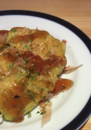 介護食＆離乳食　コーンお好み焼き-レシピのメイン写真