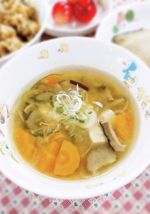 群馬県ご当地料理♪こしね汁　保育園給食-レシピのメイン写真