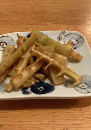 真竹/淡竹　たけのこ　バター醤油炒め-レシピのメイン写真