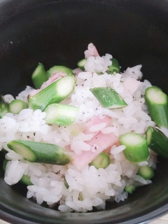 アスパラ混ぜご飯-レシピのメイン写真