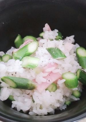 アスパラ混ぜご飯-レシピのメイン写真