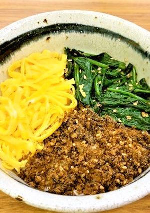 かつお味楽で３色丼-レシピのメイン写真