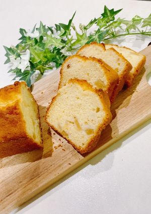 りんごの優しい甘さ♡米粉パウンドケーキ-レシピのメイン写真