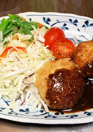 チーズがとろ〜り♡豚メンチカツ-レシピのメイン写真